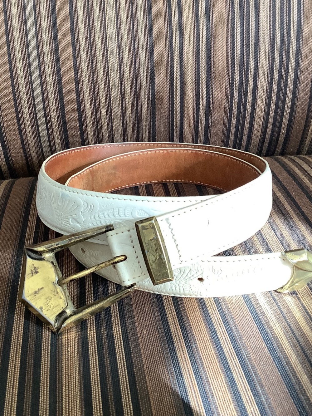 VIntage Balmain Leather Belt